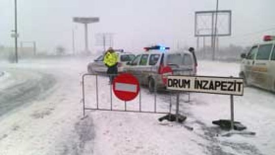 Drumuri blocate în județul Tulcea