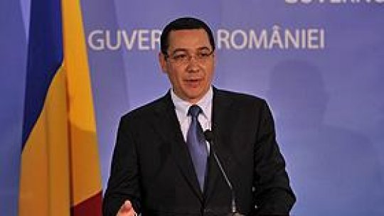 Premierul Victor Ponta, apel la păstrarea unităţii USL
