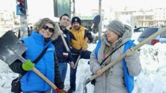 Bucureşti fm se dă la zăpadă!