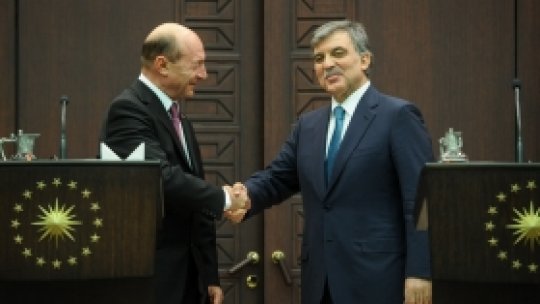 Relaţiile române-turce, "la un nivel excepţional"