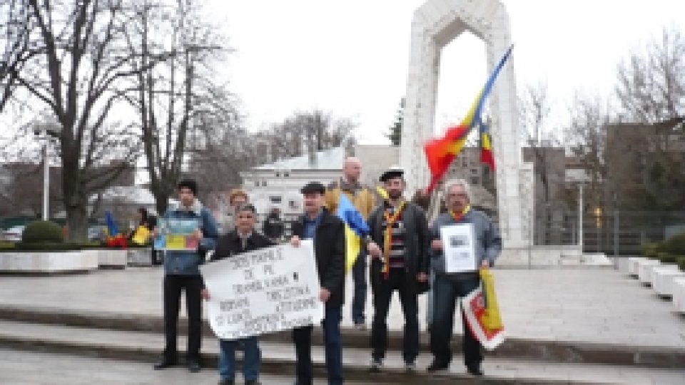 Protest în Galaţi "faţă de extremismul maghiar"