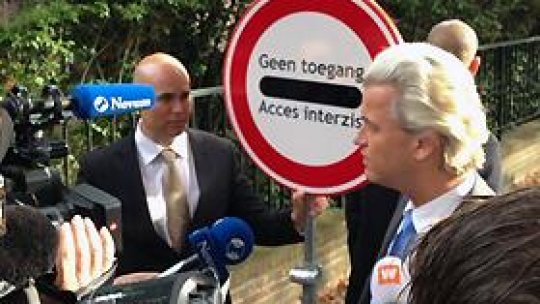 Demonstrație la Amsterdam împotriva deputatului Geert Wilders
