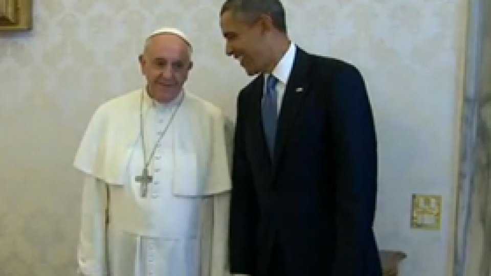 Prima întâlnire Papa Francisc-preşedintele SUA, Barack Obama