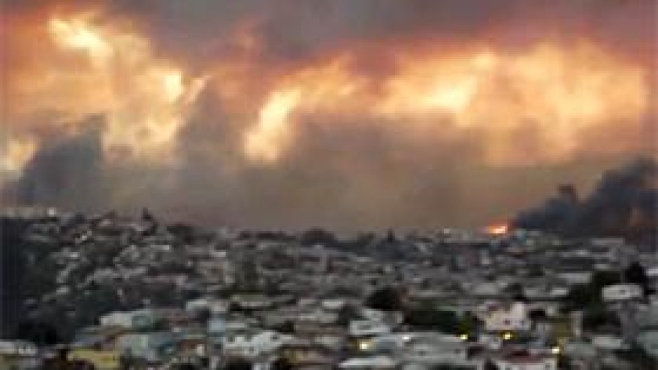 Incendiu de proporţii în Valparaiso, Chile