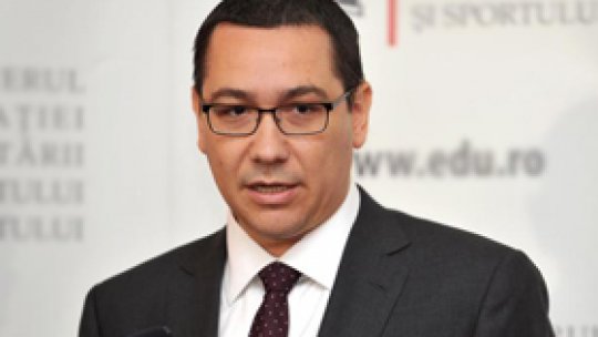 Victor Ponta: Mi-am mutat biroul la MApN