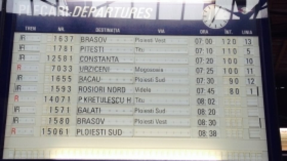 Circulaţia trenurilor "începe să revină la normal"