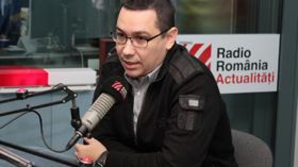 Primul-ministru Victor Ponta la Radio România Actualităţi