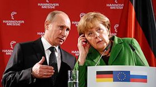 Criza ucraineană, discutată de Vladimir Putin şi Angela Merkel