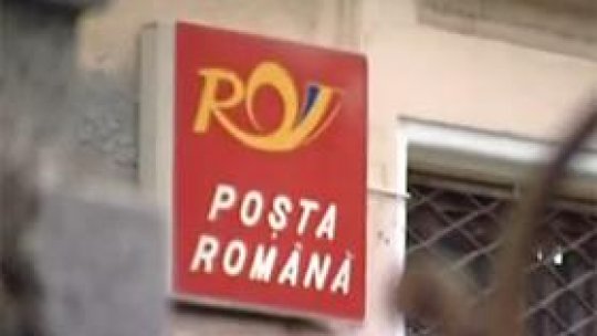 Protest al angajaţilor Poştei Române, în Piaţa Victoriei