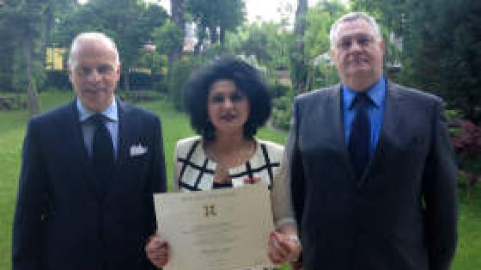Jurnalistă Radio România, decorată de preşedintele Italiei