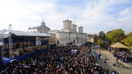 Procesiune religioasă în Bucureşti (Hartă)