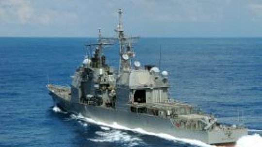 Crucişătorul american "Vella Gulf" ajunge în Marea Neagră