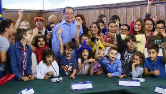 Copiii au fost pentru o zi miniştri