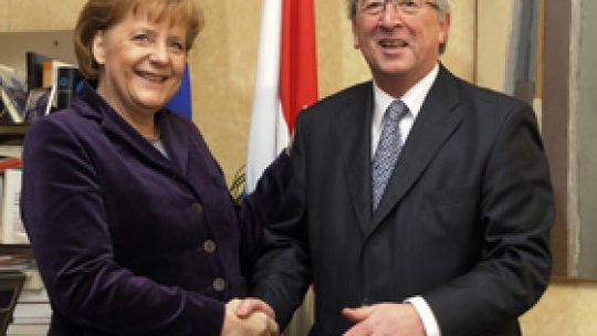Cancelarul german îl susţine pe Jean-Claude Juncker la şefia CE