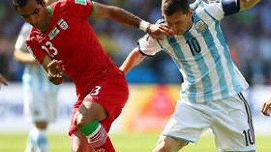 Argentina victorie chinuită în faţa Iranului
