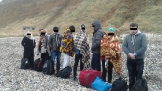 Migranţi prinşi în Marea Neagră