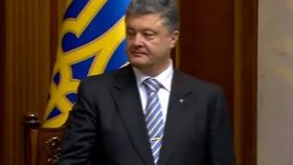 Petro Poroşenko promite că Ucraina va adera la Uniunea Europeană