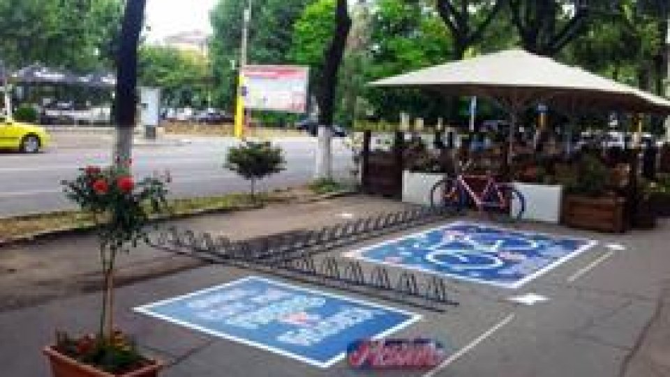 Prima parcare publică pentru biciclete din Constanţa
