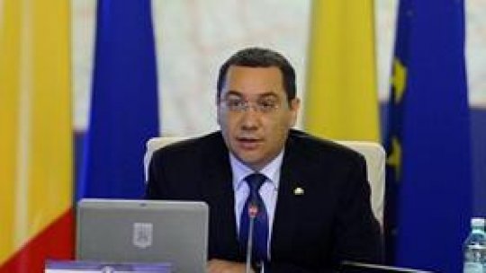 Victor Ponta se întâlneşte cu românii din Valea Timocului