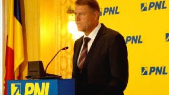 Klaus Iohannis, candidatul PNL la alegerile prezidenţiale