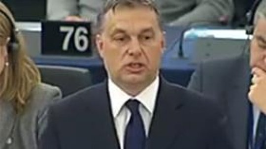 V.Orban: Respect reciproc în relaţiile dintre România şi Ungaria
