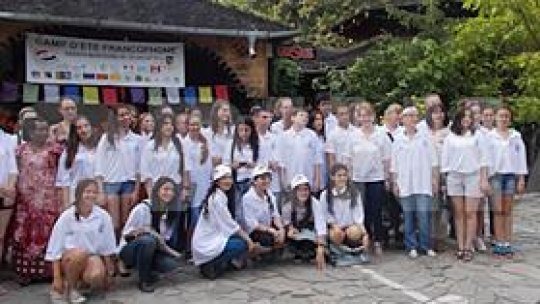 Şcoala de vară "Tineri francofoni", la Sărata Monteoru
