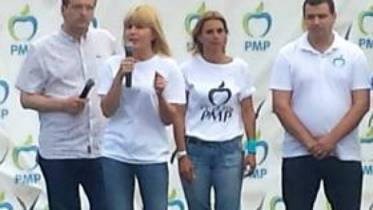 Marş PMP în Bucureşti "pentru susţinerea statului de drept"