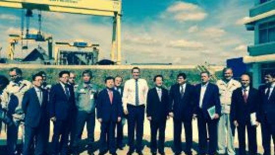 Primul-ministru Victor Ponta, vizită la Şantierul naval Mangalia