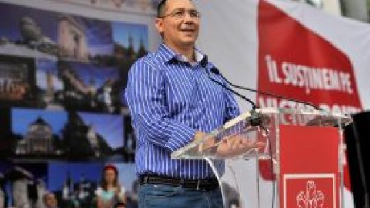 PSD validează candidatura lui Victor Ponta la prezidenţiale