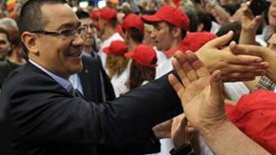 Candidatura lui Victor Ponta, validată de congresul PSD