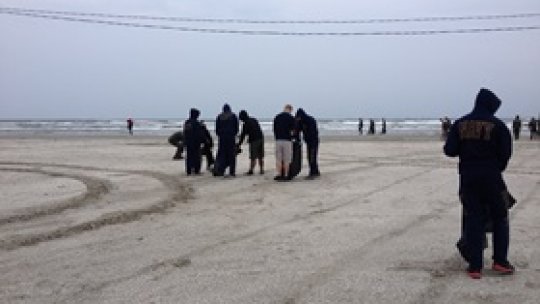 Militarii americani au ecologizat plaja de la Năvodari