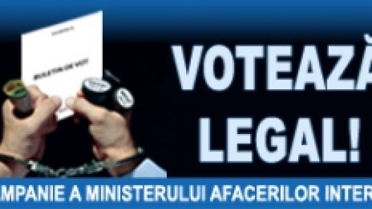 Campanie MAI pe perioada desfășurării scrutinului