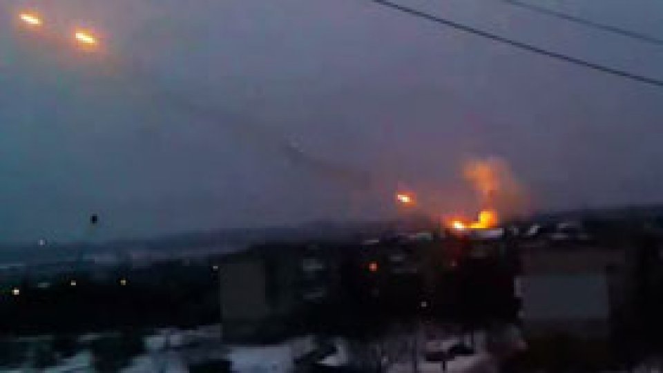 Zeci de morți într-un bombardament din orașul Donețk