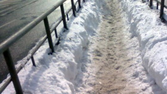 S-a dublat numărul celor care au căzut pe gheață