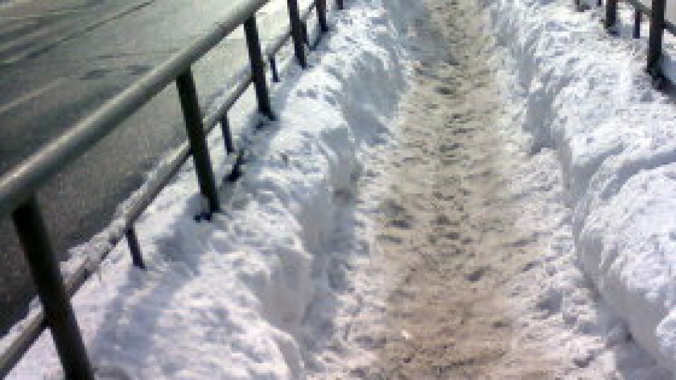 S-a dublat numărul celor care au căzut pe gheață