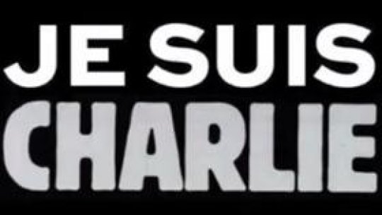JE SUIS CHARLIE, mesaj de solidaritate cu ziariştii CharlieHebdo