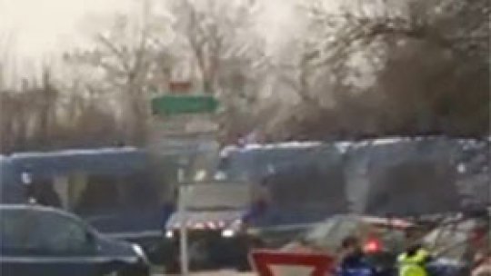 Operațiune de prindere a suspecților, lângă Paris