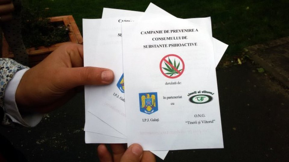 Campanie antidrog la Galați