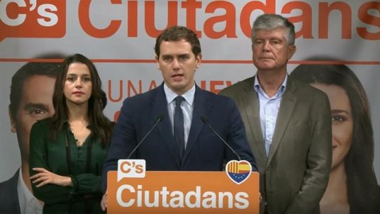 Partidul Ciudadanos din Spania, pe locul trei în preferinţele electoratului