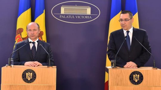 Premierii României şi Republicii Moldova s-au întâlnit la Bucureşti