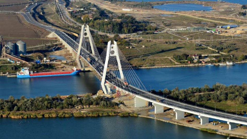 Noul pod rutier de la Agigea va fi deschis de luni circulației