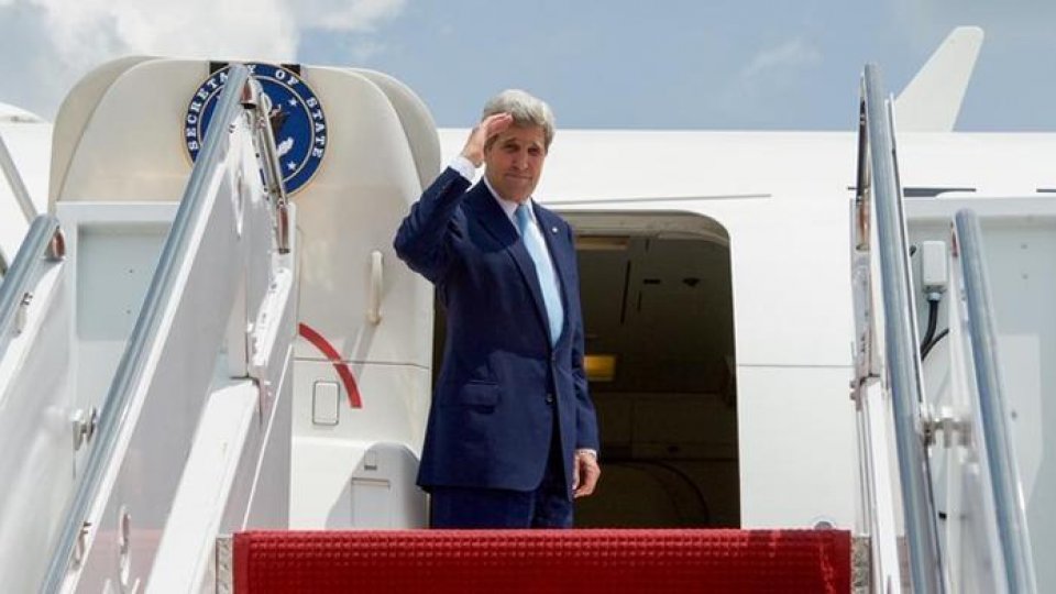 Secretarul de stat american John Kerry, în prima vizită oficială în Spania