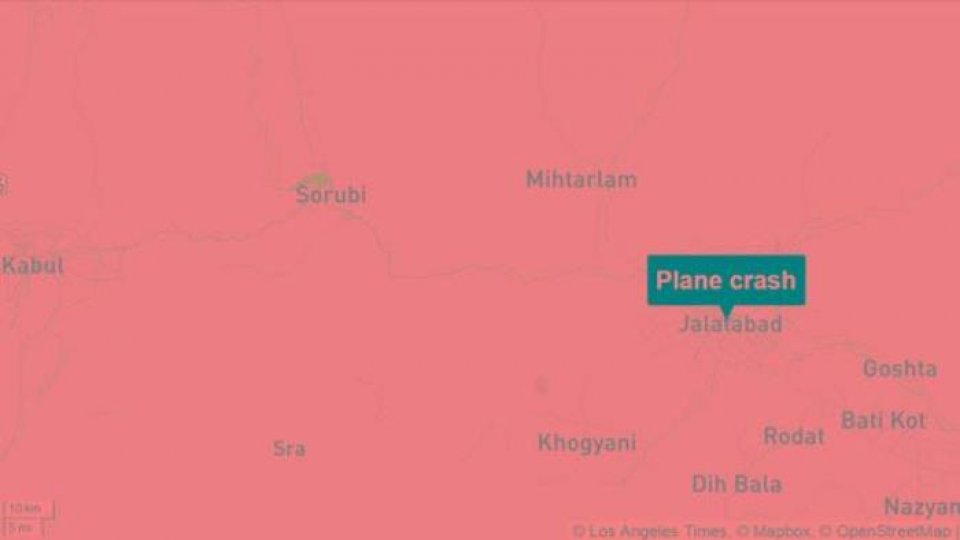 Avion de transport al armatei americane, prăbuşit în Afganistan