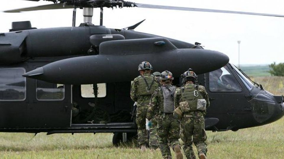 Exerciţiu militar interarme în poligonul Smârdan