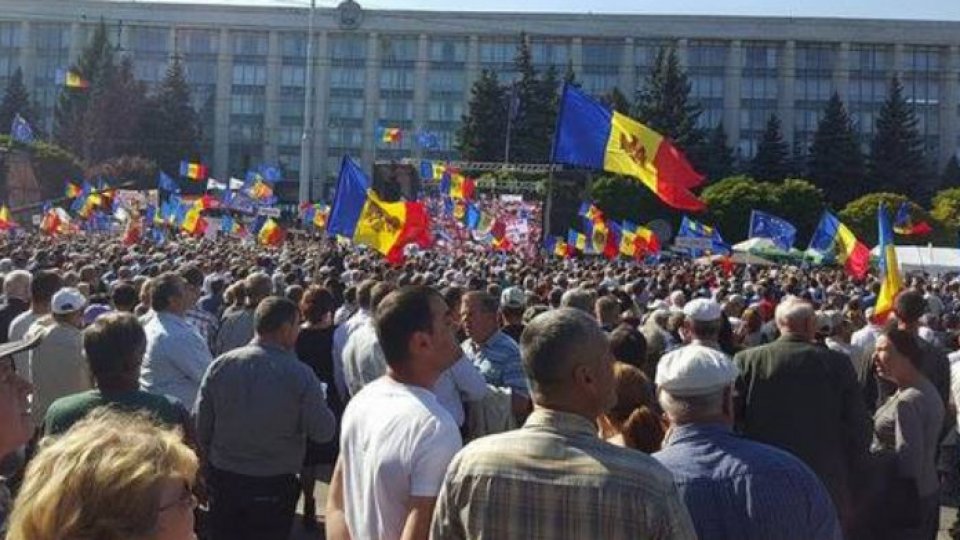 Protest  organizat de Platforma „Dreptate și Adevăr” la Chișinău