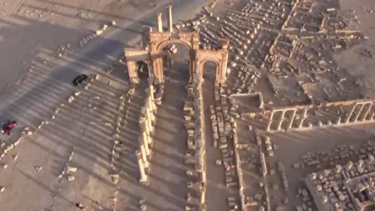 Arcul de Triumf din Palmira, aruncat în aer de islamiști din Statul Islamic