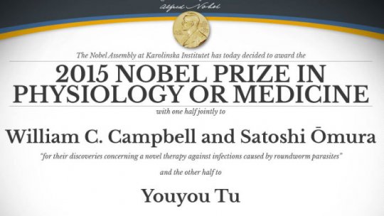 Premiul Nobel pentru medicină - parazitologie și combaterea malariei
