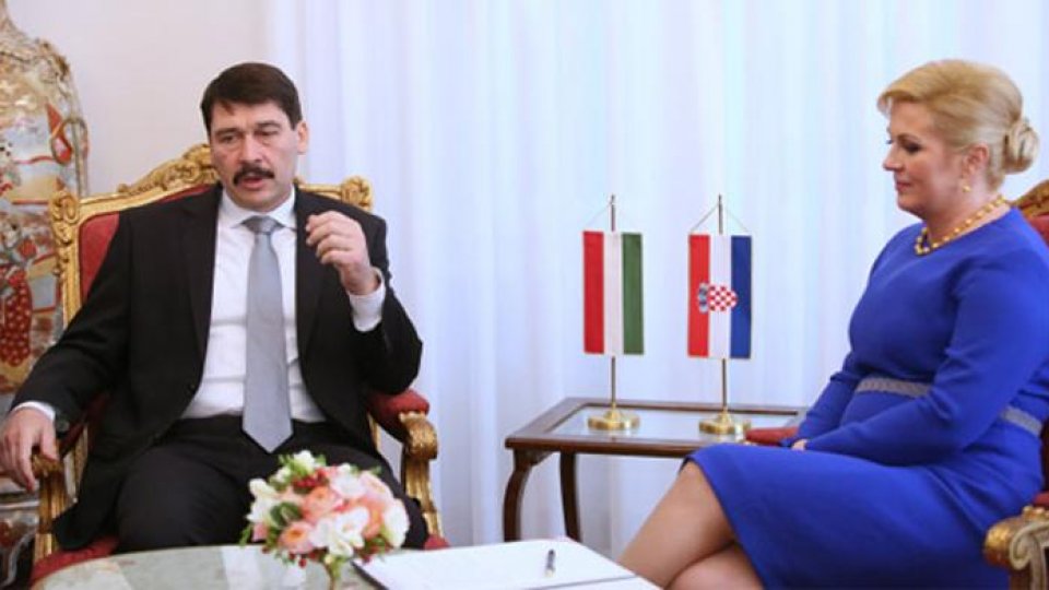 Preşedinţii Ungariei şi Croaţiei, dialog pe tema migraţiei