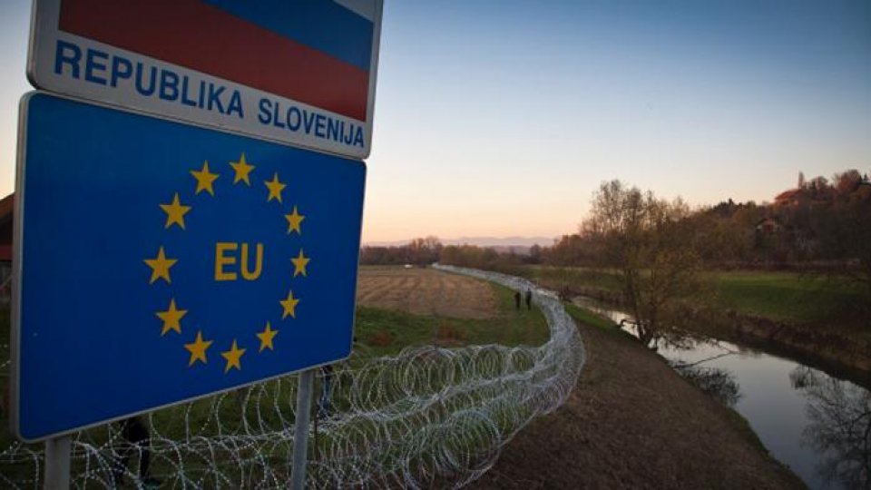 Slovenia a construit un gard la frontiera cu Croaţia