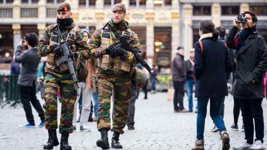 Nivelul de alertă teroristă rămâne maxim în Bruxelles